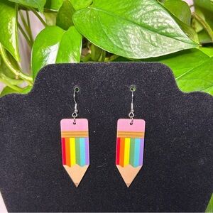 💜4for$20💜 Colorful Pencil Earrings